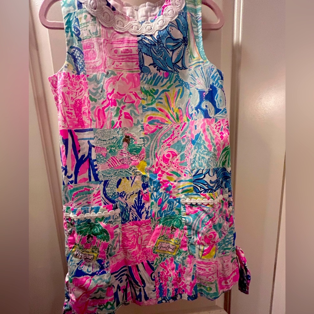 Lilly Pulitzer size 8 GIRLS shift dress EuC